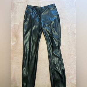Women’s Black Leather Pants